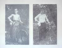 Bicyclette au Vésinet de Léon Comerre (1903) et Bicyclette à Vincennes (Manon Bousquet)